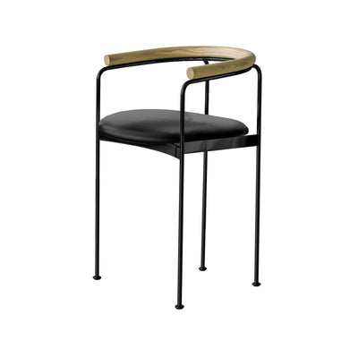 DK3 Baia Counter Stool with Wooden Back