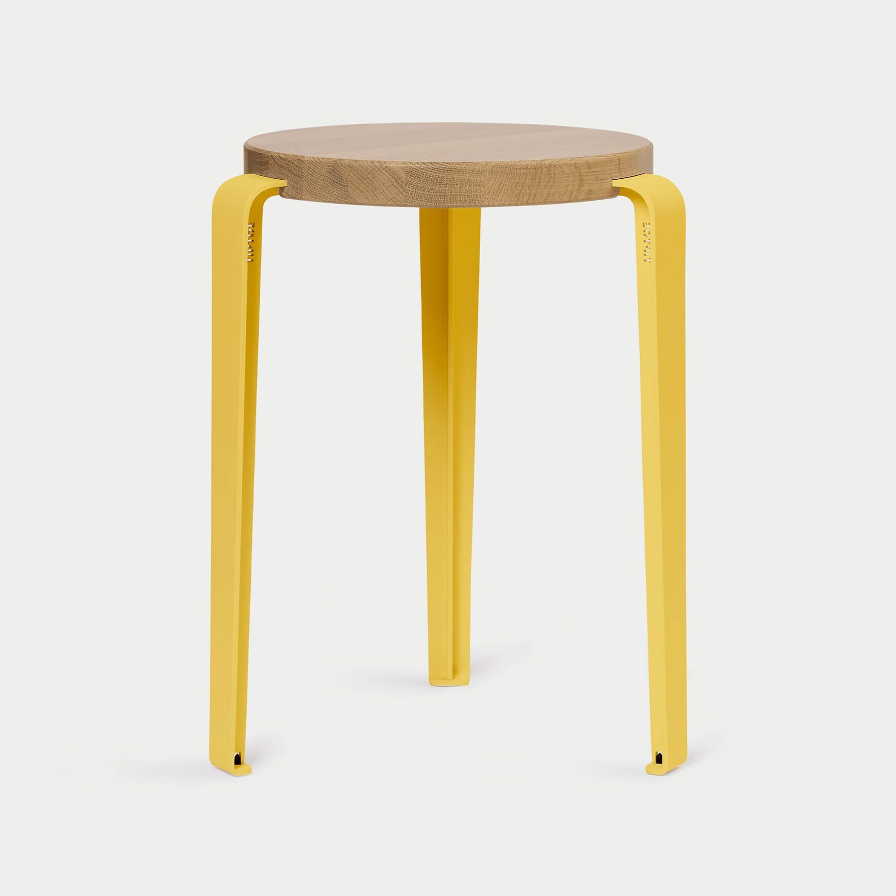TIPTOE Lou Stool Oak Seat