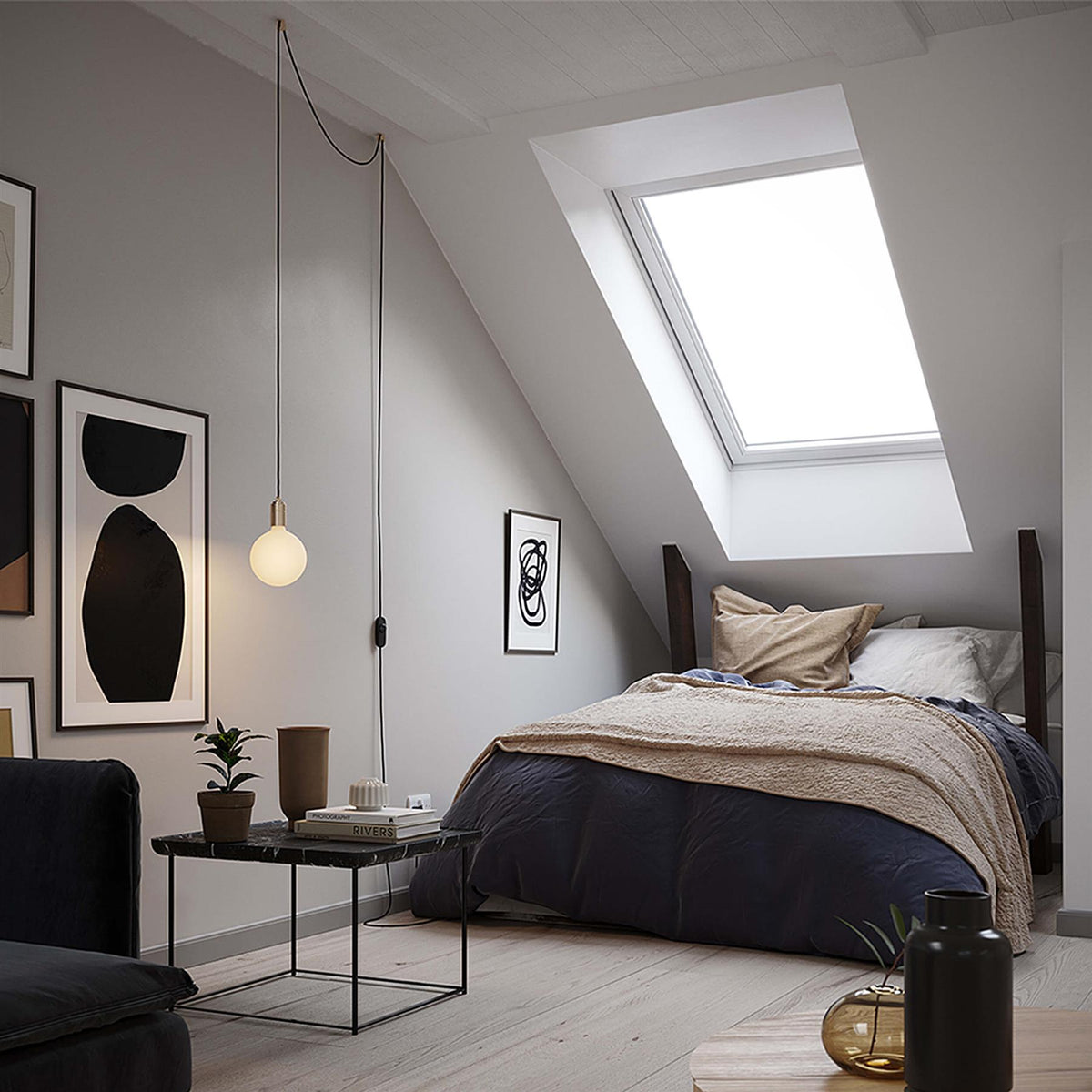 Tala Plug-In Sphere Pendant Light
