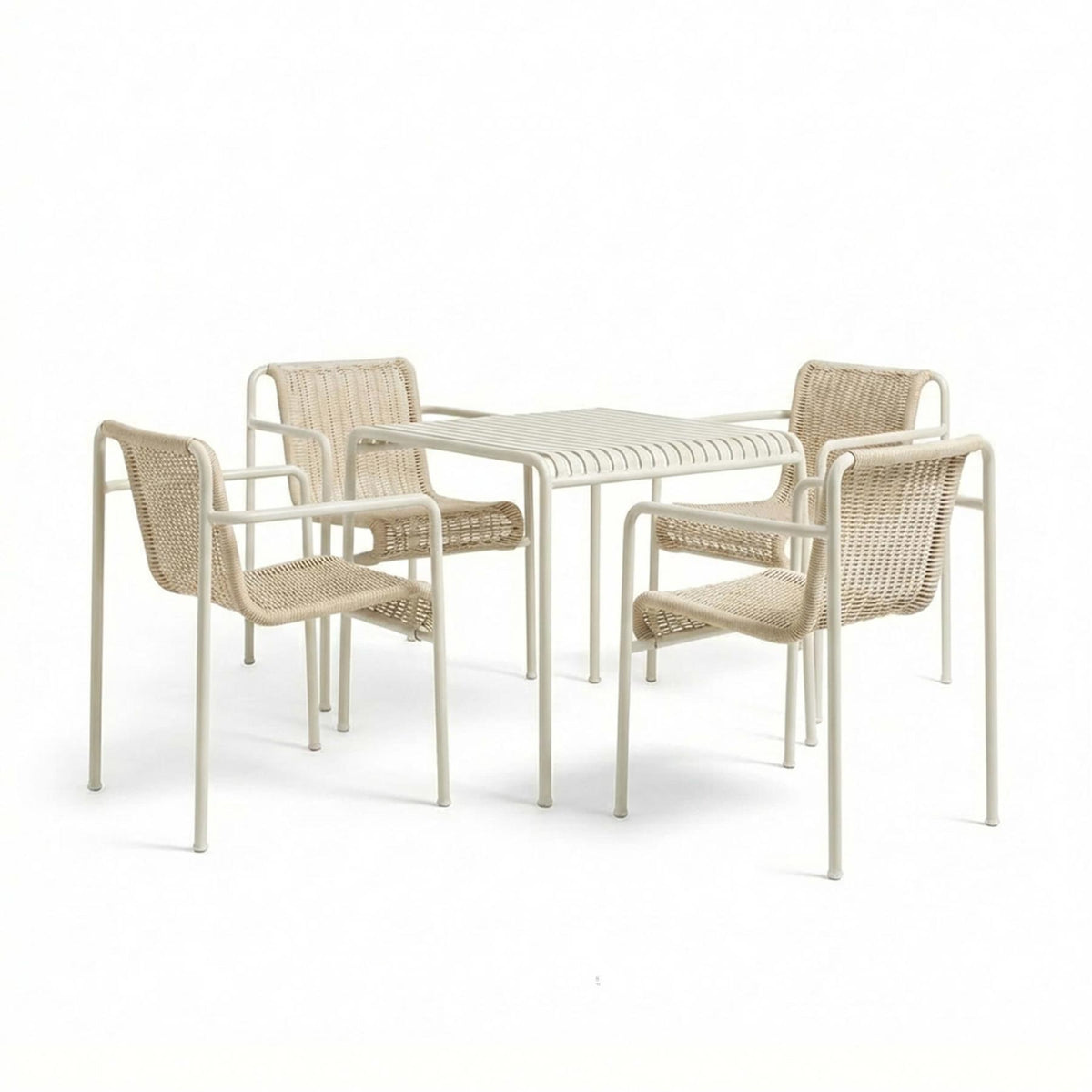 HAY Palissade Cord Garden Dining Set - Small - Curated by Holloways of Ludlow