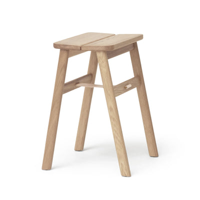 Outlet Form & Refine Angle Foldable Stool - White Oiled Oak