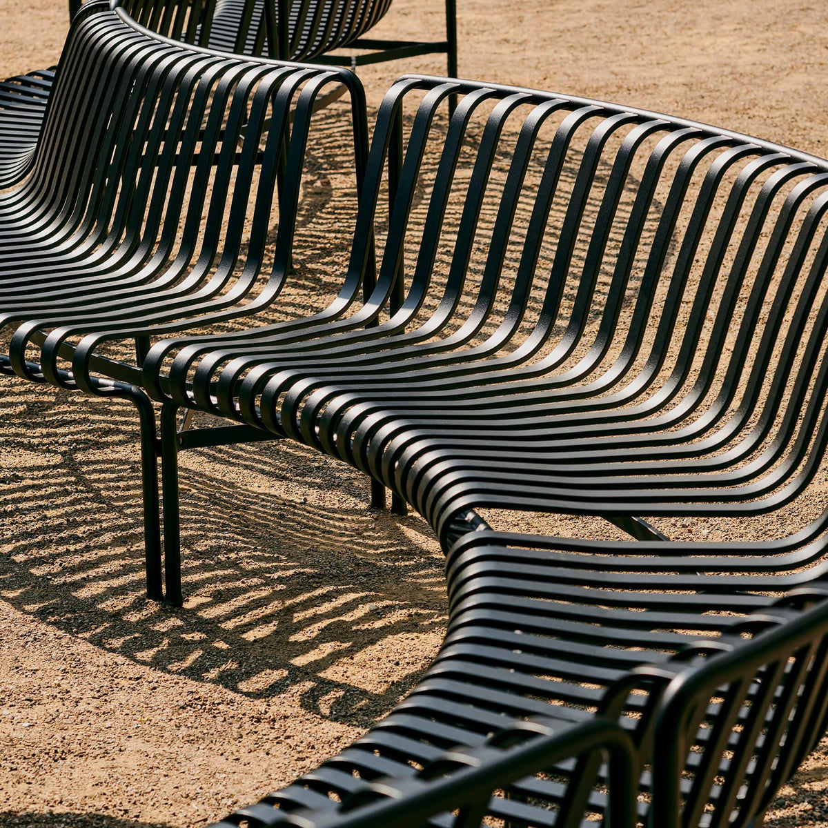 HAY Palissade Garden Park Dining Bench - In Out