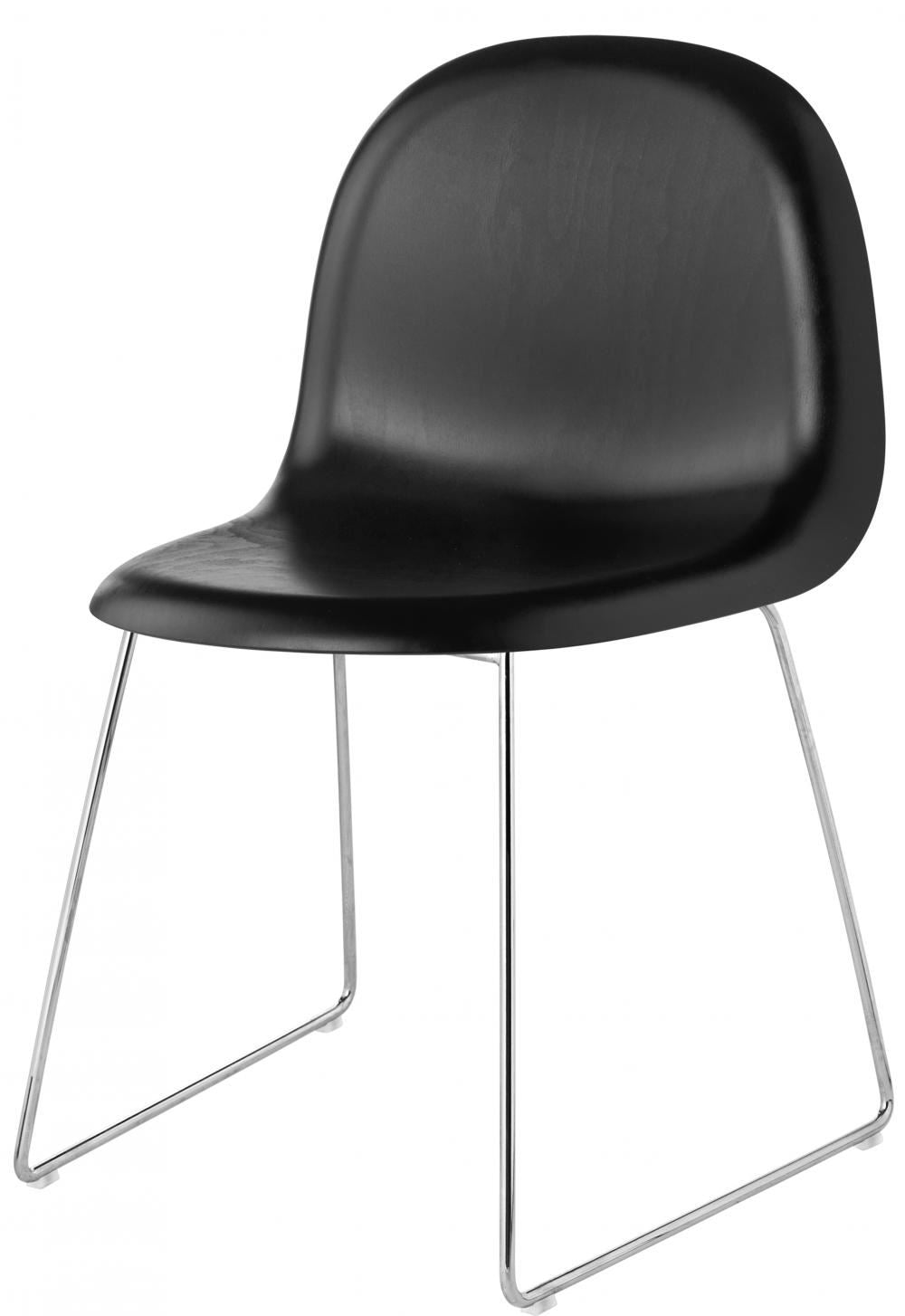 GUBI 3D Dining Chair - Sledge Base