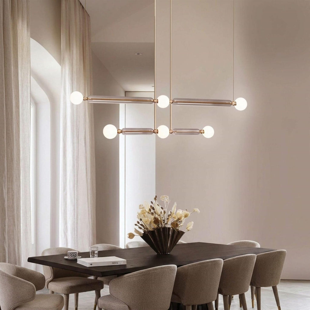 Marc Wood Case 2 Tier Linear Pendant Light
