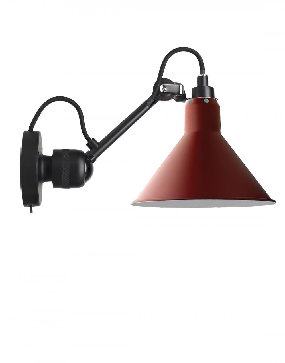 DCW Editions Lampe Gras 304 Small Wall Light - Black Arm