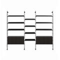 Kartell Adam Wood Triple Shelf With Container
