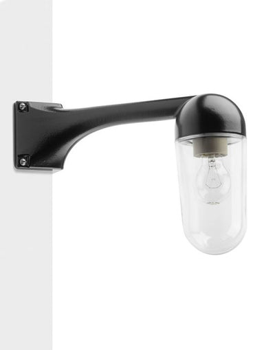 Cast aluminium wall mounted light