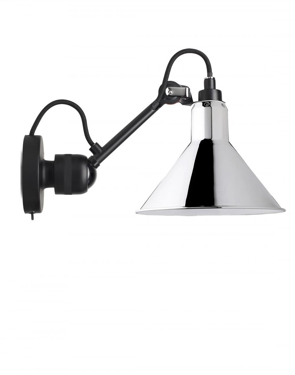 DCW Editions Lampe Gras 304 Small Wall Light - Black Arm