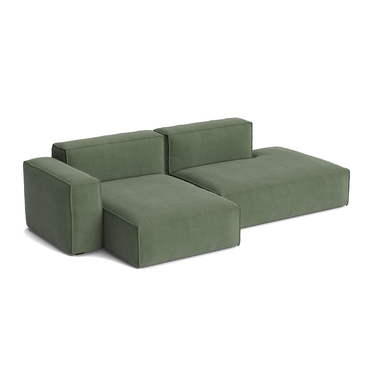 HAY Mags Soft 2+ Seater Sofa Low Armrest with Removable Cover Combination 3 Left