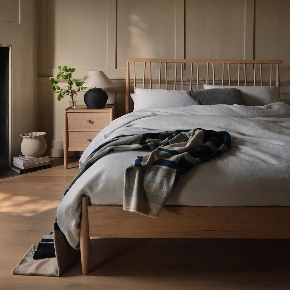 Ercol Winslow 2 Drawer Bedside Chest