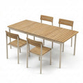 Fritz Hansen Pelagus Garden Dining Set - Medium - Curated by Holloways of Ludlow