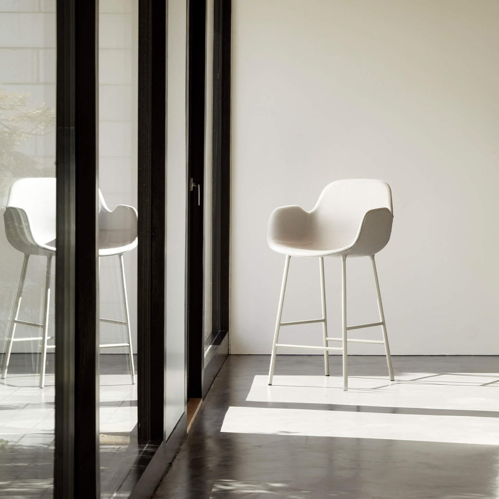Normann Copenhagen Form Bar Armchair, Metal Legs