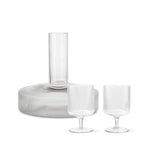 Ferm Living Ripple Wine Carafe & Wine Glasses - Set of 2 Gift Set