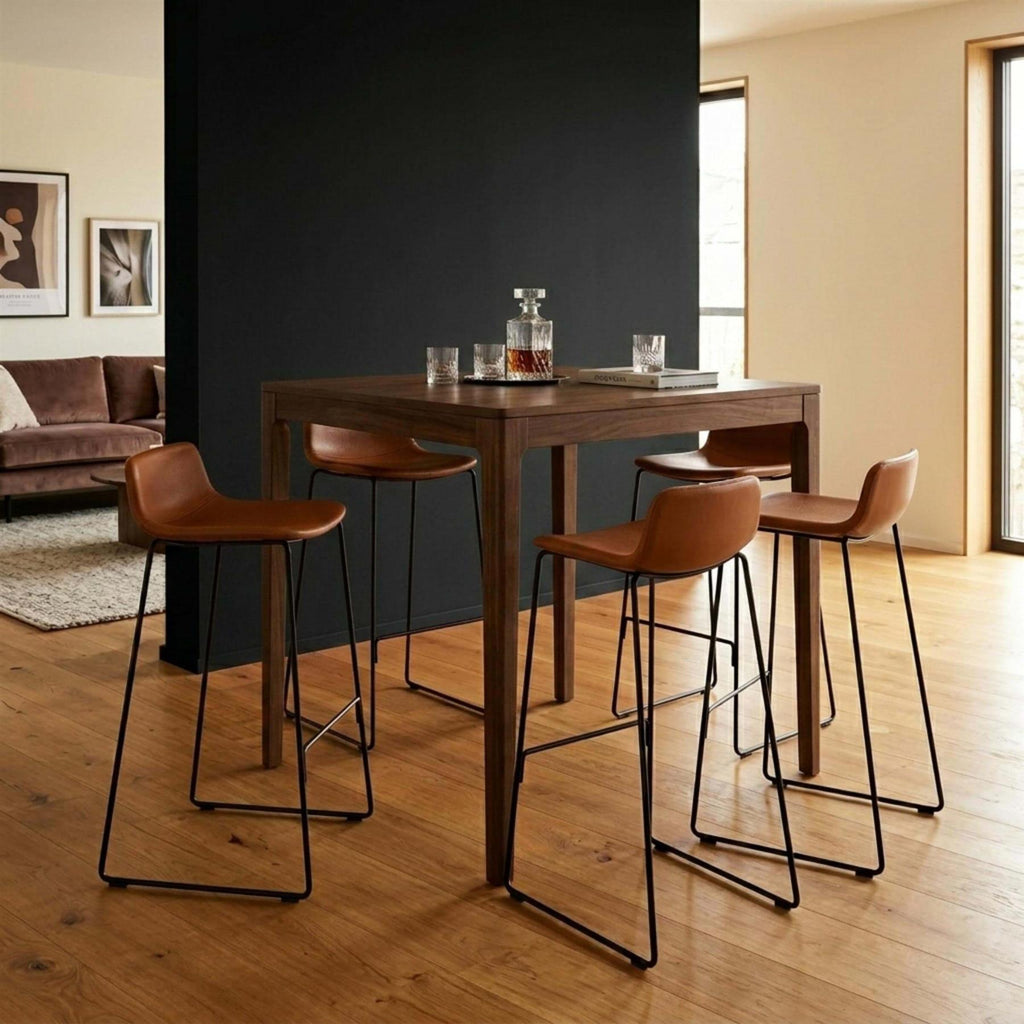 Fredericia Pato Sledge Bar Stool, Fully Upholstered
