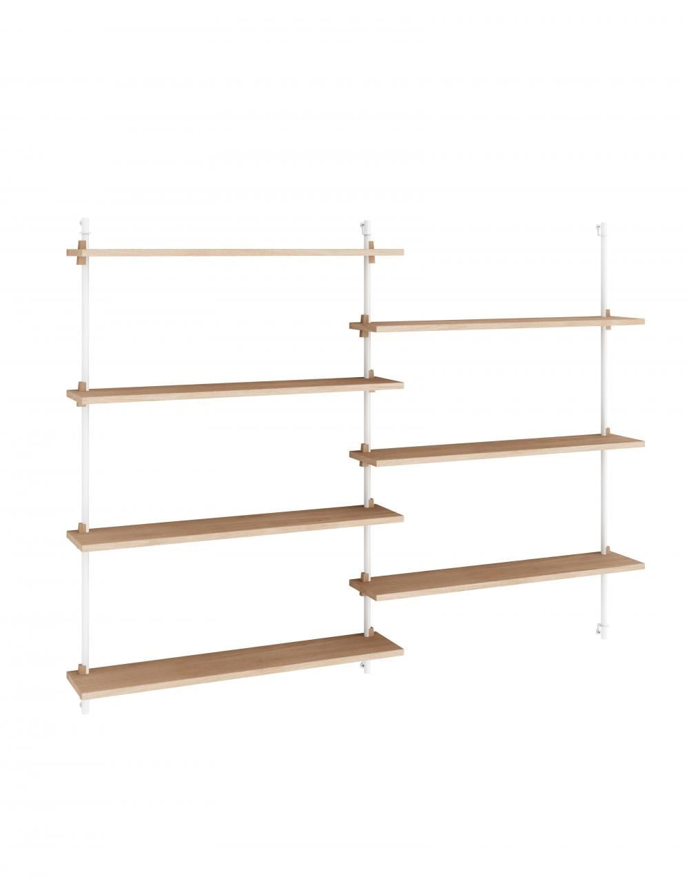 MOEBE Wall Shelving Set Double
