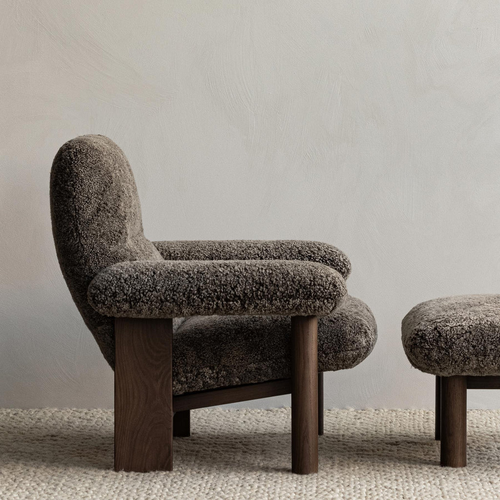 Audo Copenhagen Brasilia Lounge Chair & Ottoman