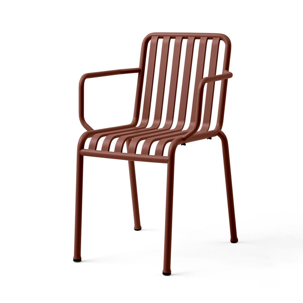 Outlet HAY Palissade Garden Furniture Armchair - Iron Red