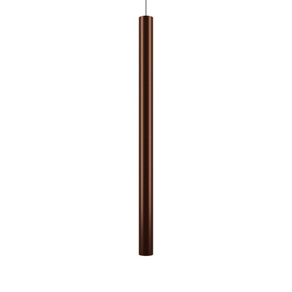 Outlet A-Tube pendant light - Large - coppery bronze, Mini canopy - black