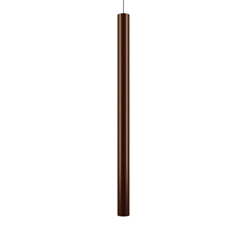 Outlet A-Tube pendant light - Large - coppery bronze, Mini canopy - black