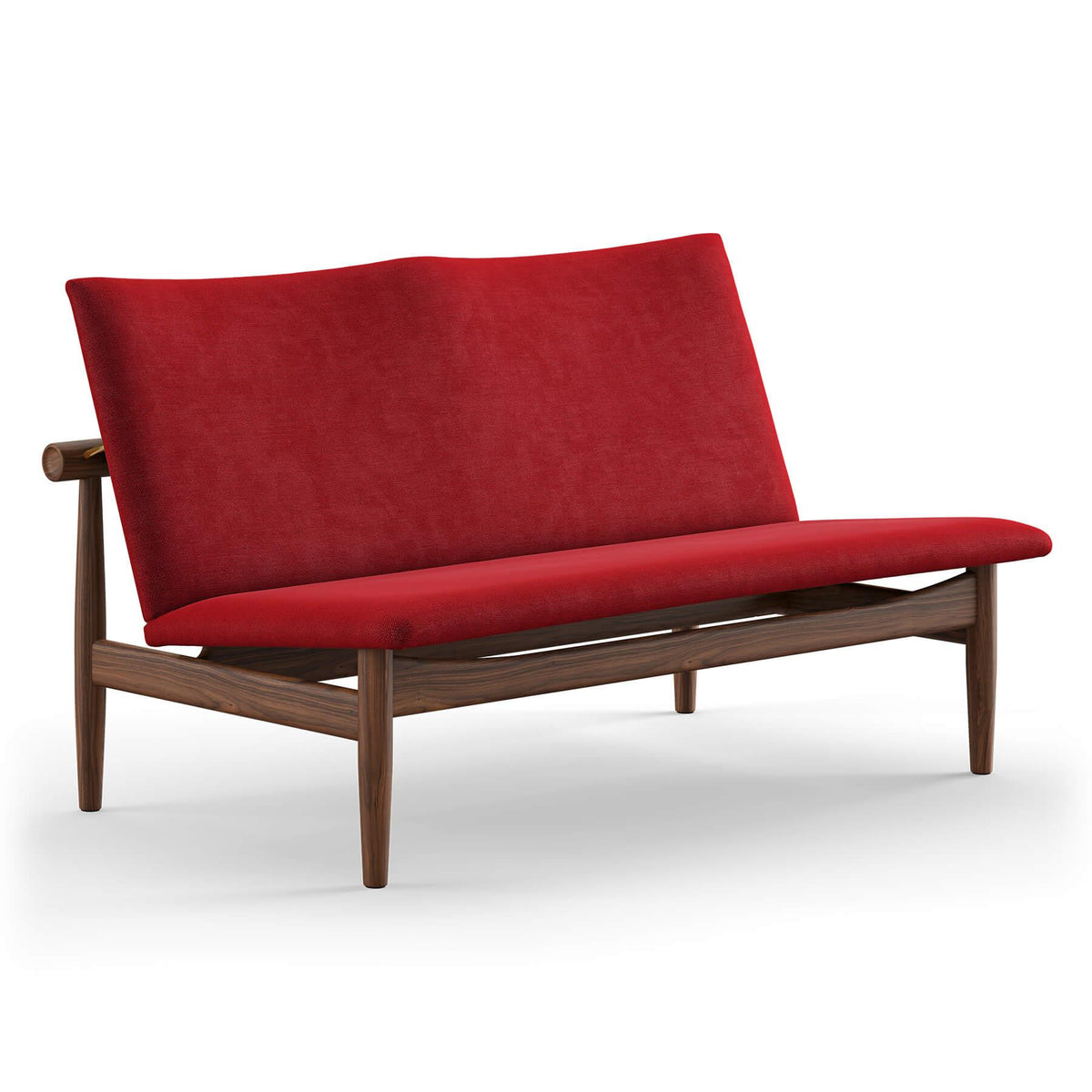 Finn Juhl The Japan 2 Seater Sofa in Walnut