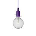 Ex-Display Muuto E27 Pendant Lamp - LED - Purple, None