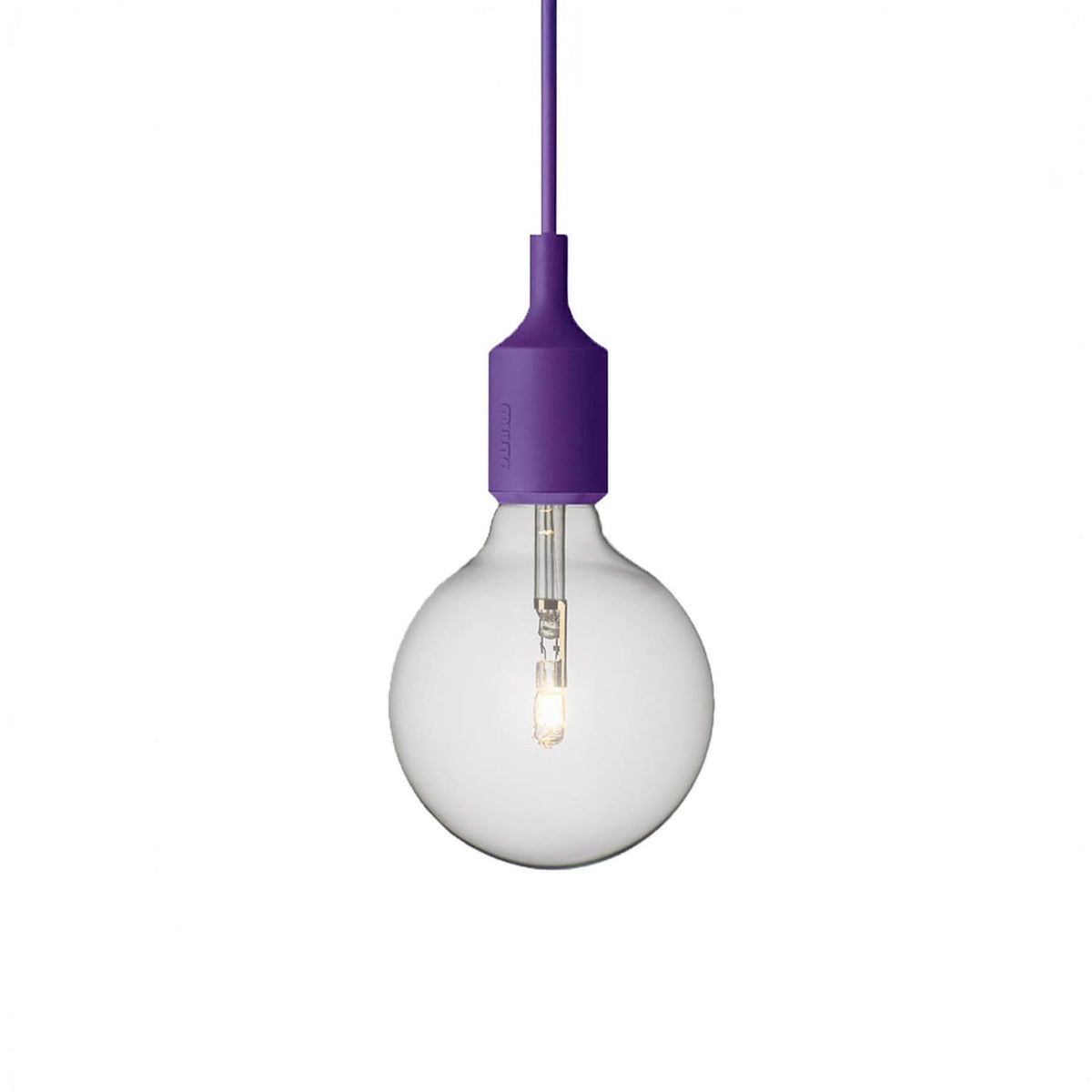 Ex-Display Muuto E27 Pendant Lamp - LED - Purple, None