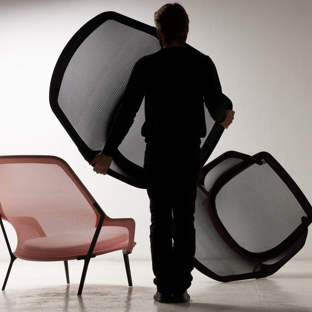 Vitra Slow Knit Lounge Chair & Ottoman