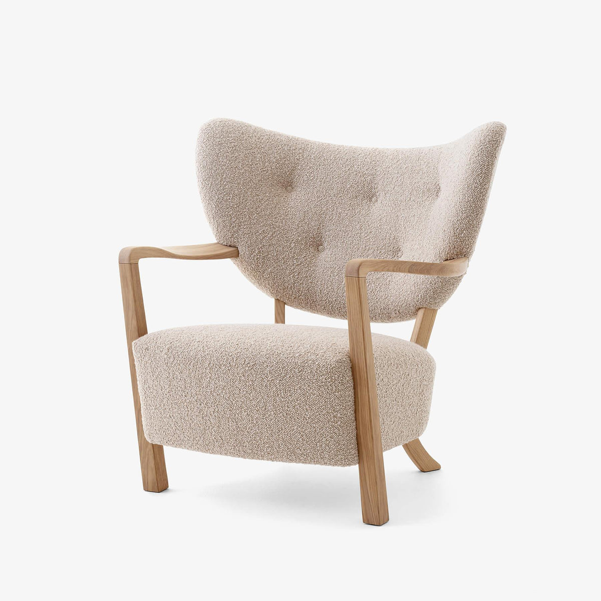 &Tradition ADT2 & ADT3 Wulff Lounge Chair Ottoman