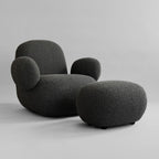 101 Copenhagen Toe Armchair Flat with Ottoman