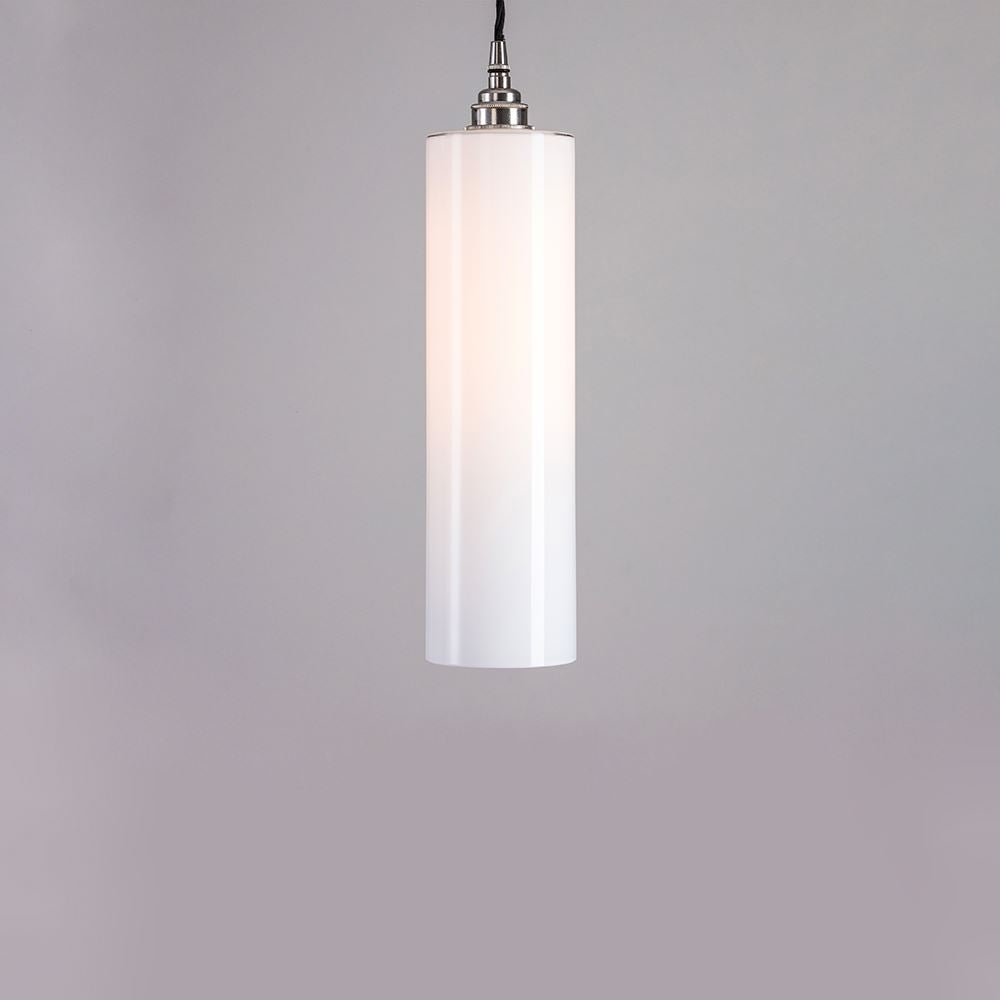 Outlet Old School Electric Parker Pendant Light - Polished Nickel, Medium : 35cm