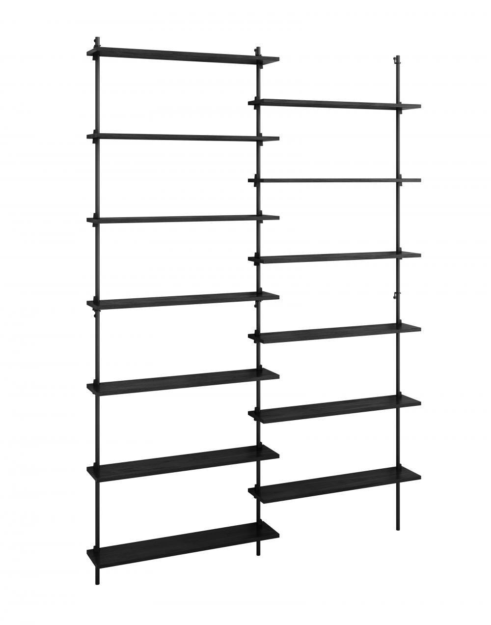 MOEBE Wall Shelving Set Double