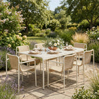 HAY Palissade Cord Garden Dining Set - Large - Curated by Holloways of Ludlow