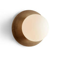 J. Adams Orbit Brass Wall Light