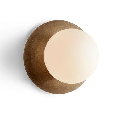 J. Adams Orbit Brass Wall Light