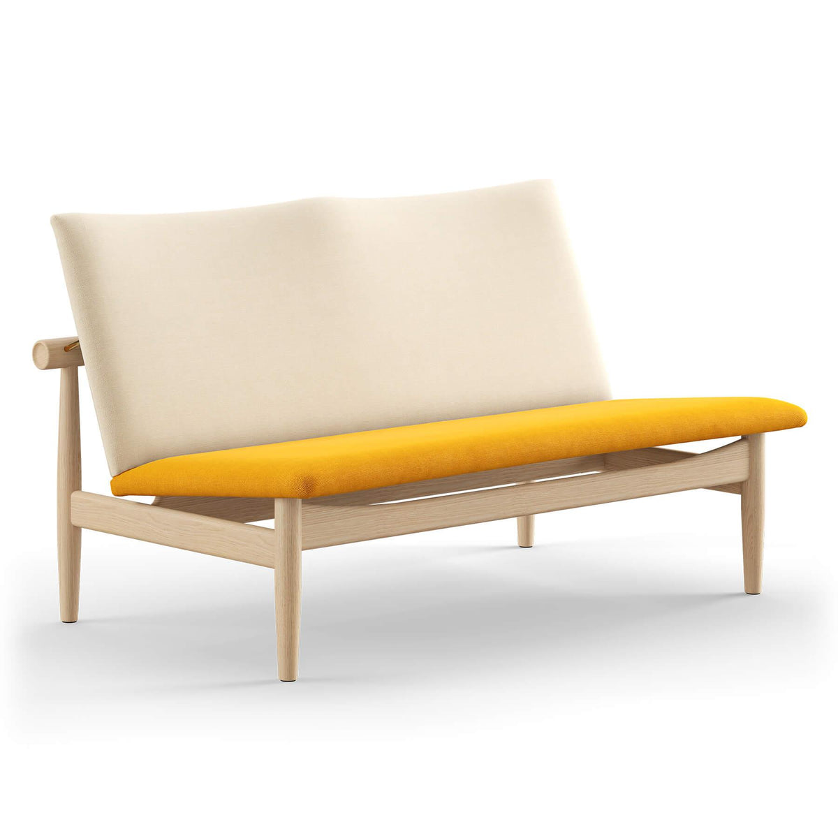 Finn Juhl The Japan 2 Seater Sofa in Clear Oiled Oak