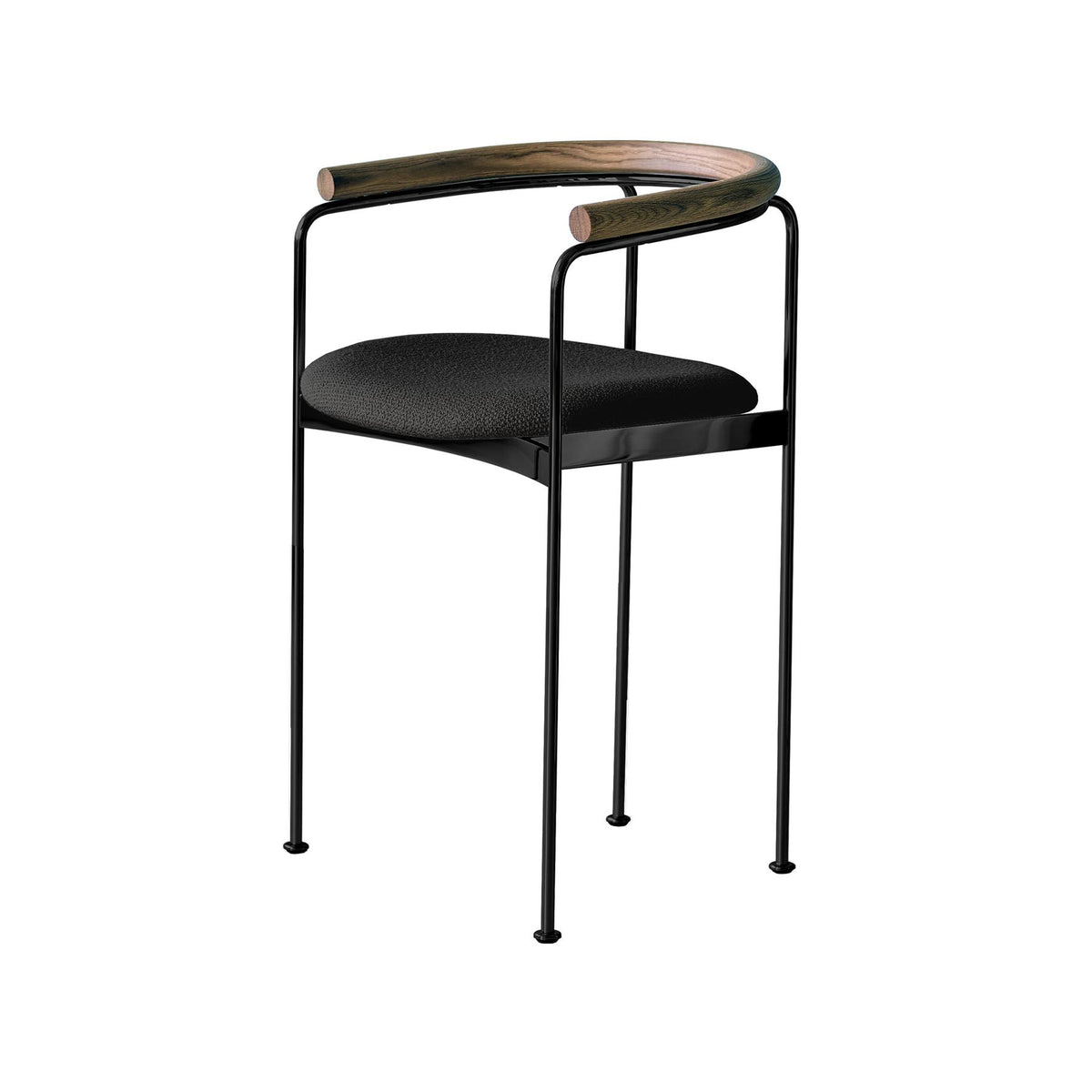 DK3 Baia Counter Stool with Wooden Back