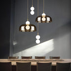 Marc Wood Echo Lamp & Shade Cluster Pendant Light
