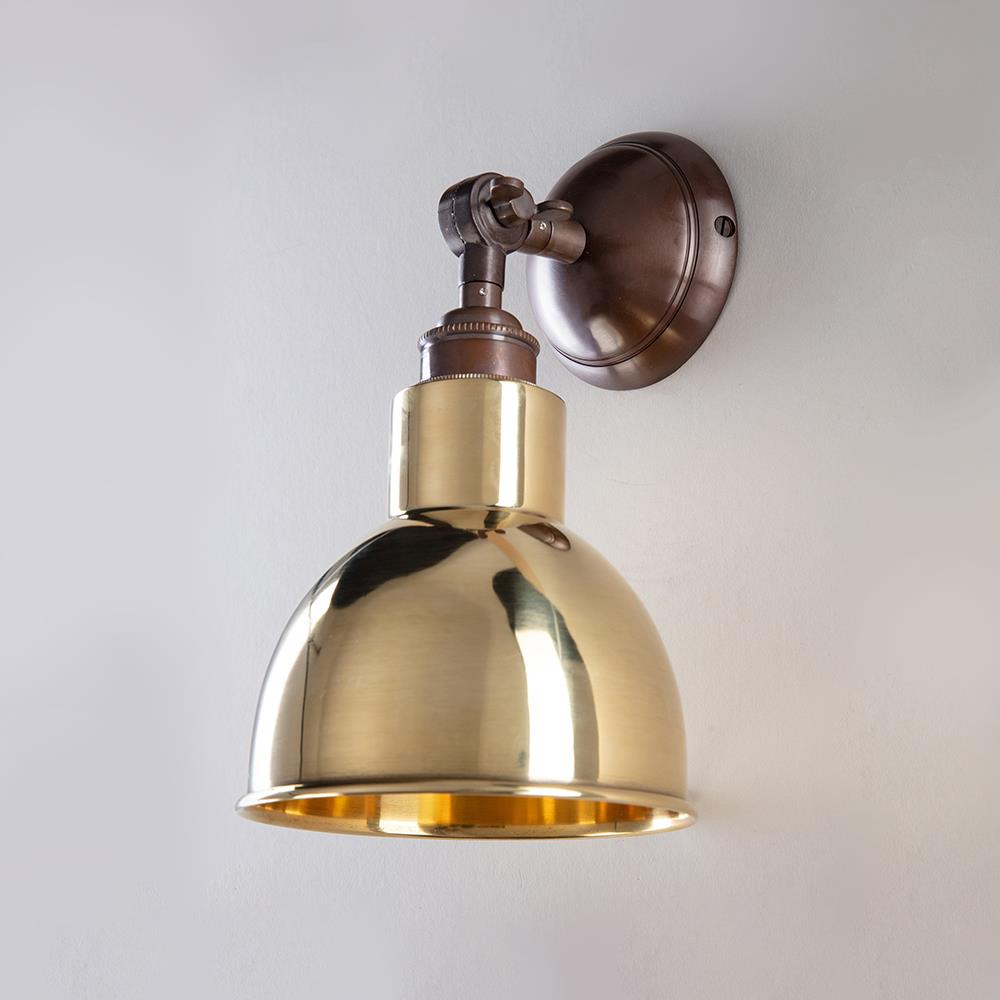 Outlet Old School Electric Churchill Wall Light, Short Arm