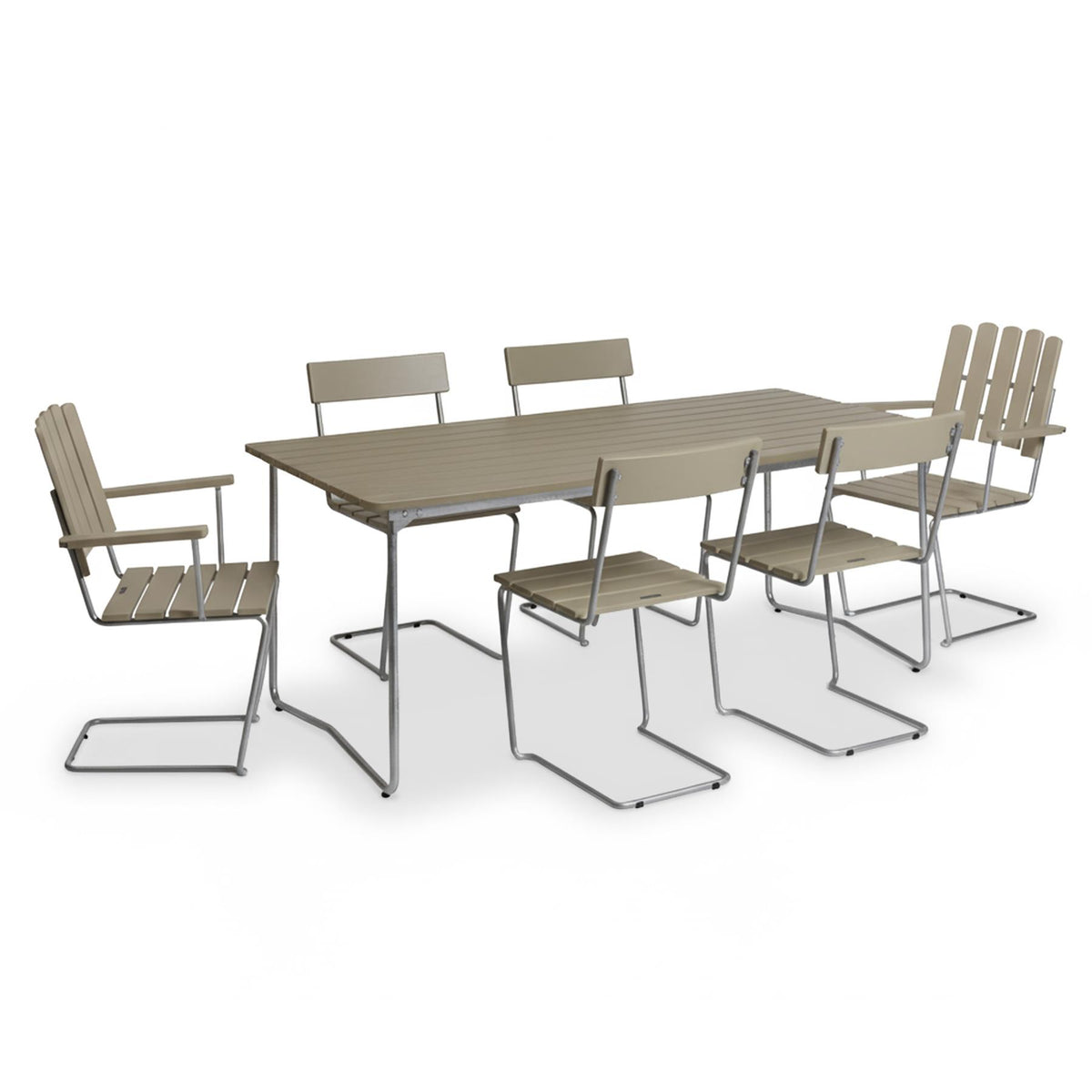 Grythyttan Stålmöbler Outdoor Dining Set - Large - Curated by Holloways of Ludlow