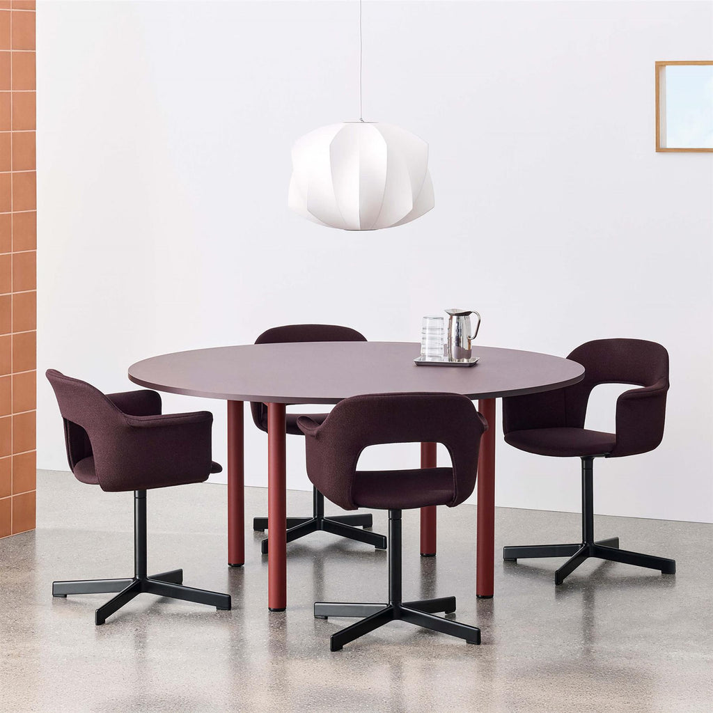 HAY Layout Armchair 234 with 4 Star Swivel Base