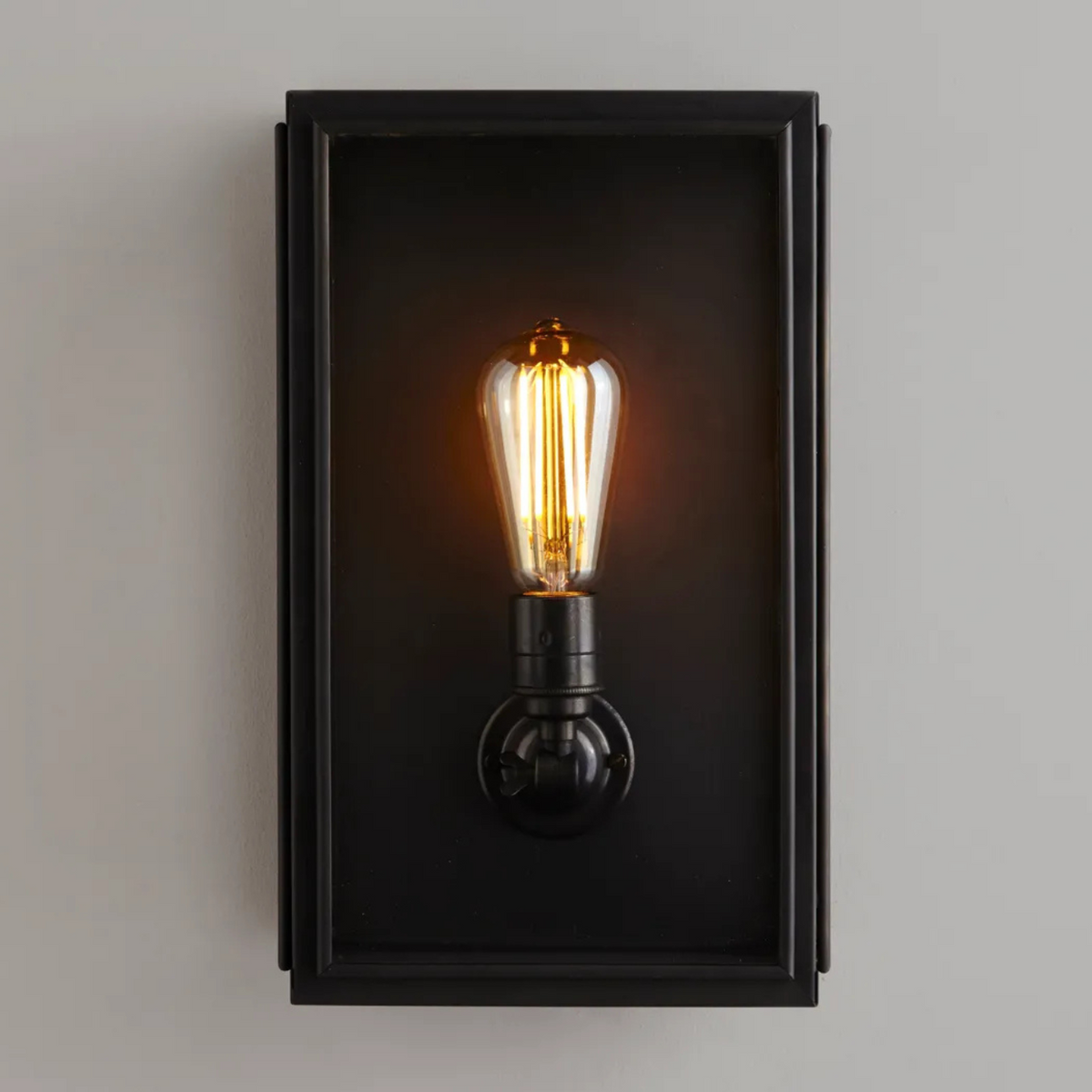 Davey Lighting Box Wall Light, Exterior Glazing