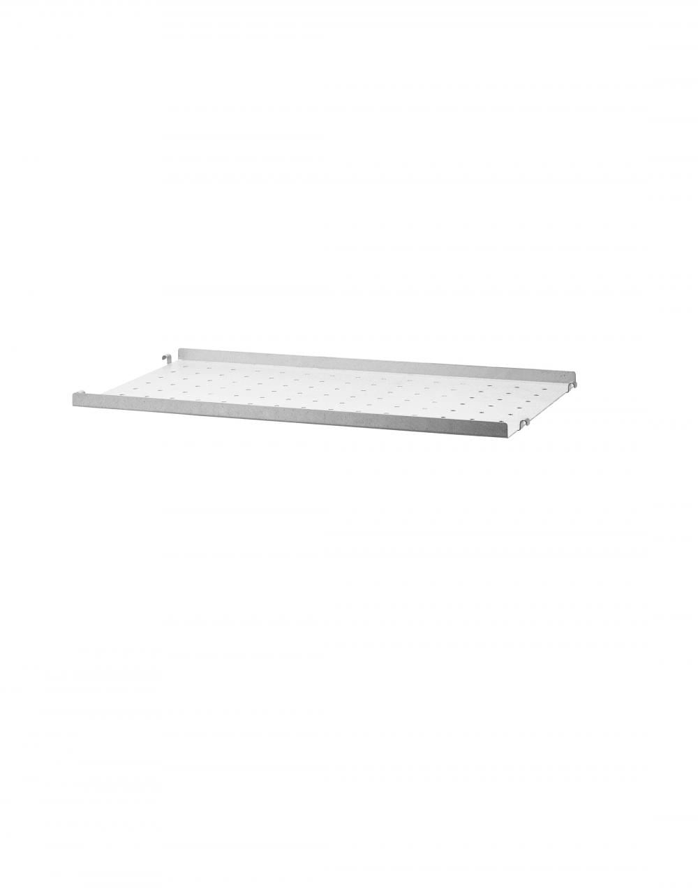 String Furniture String Metal Shelf with Low Edge