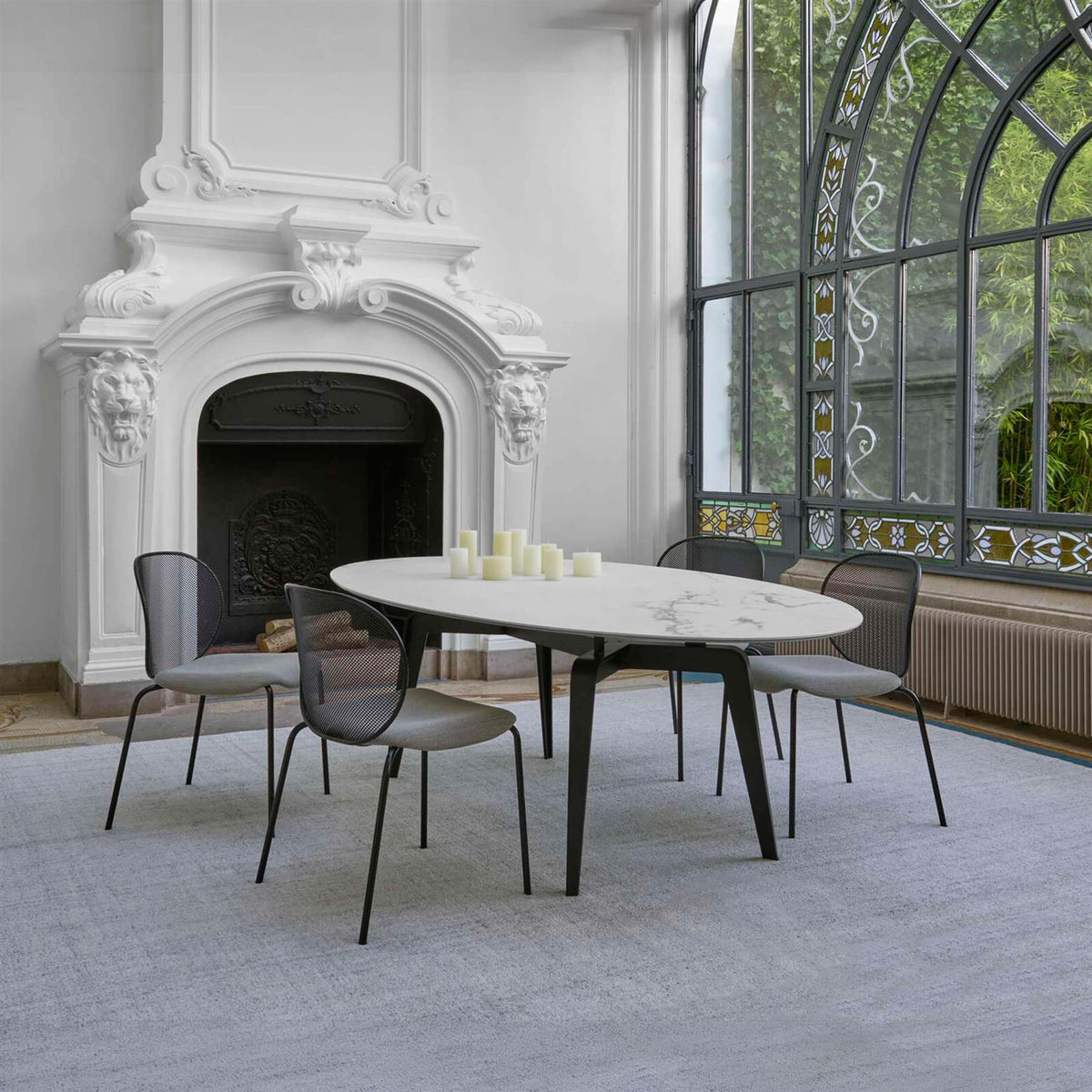 Ligne Roset Odessa Oval Dining Table