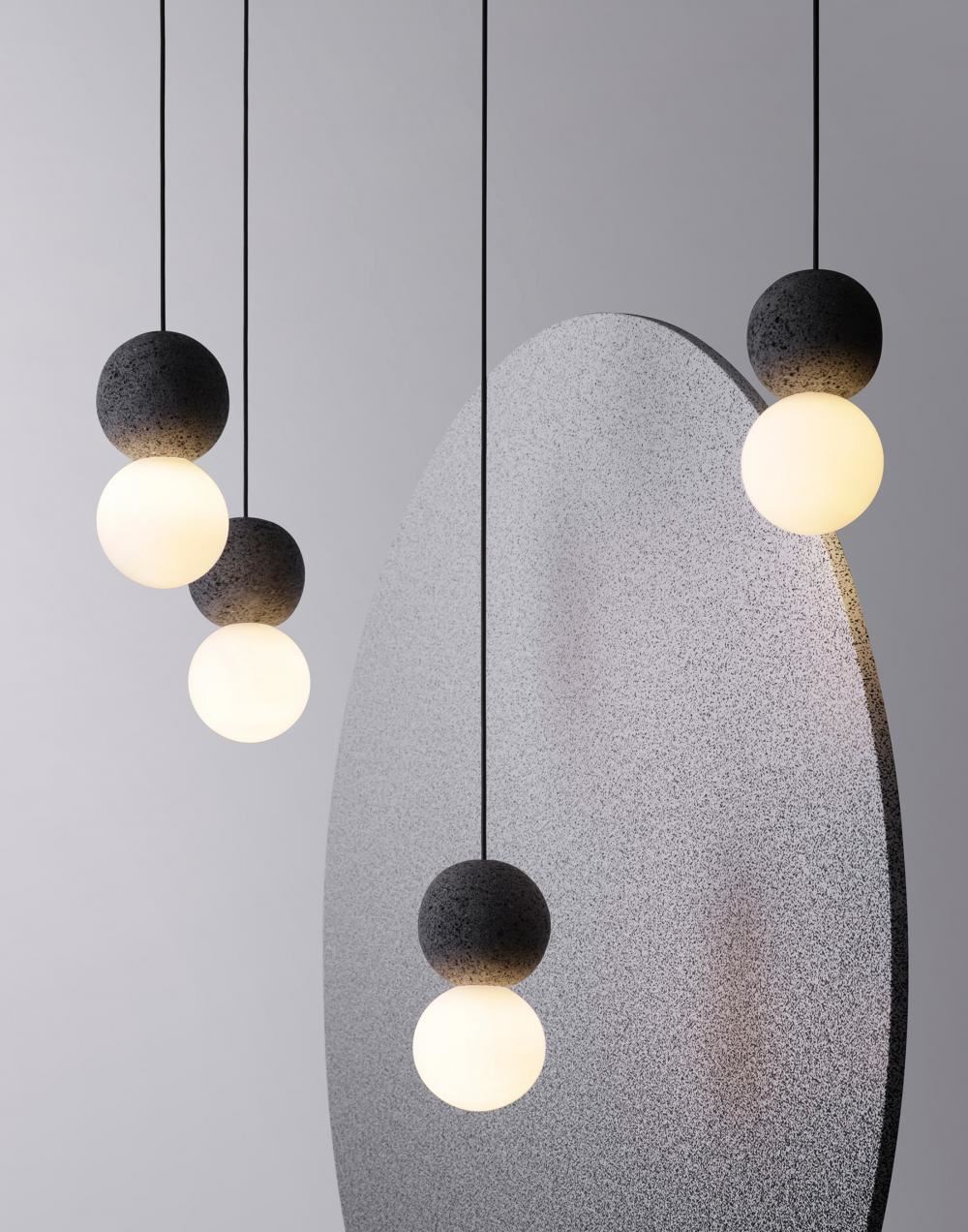 Origo pendant - Volcanic rock