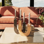 Dusty Deco Arco Candle Holder