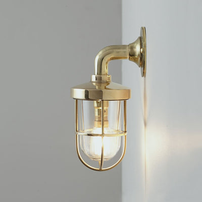Davey Miniature Ship's Well Glass Wall Light