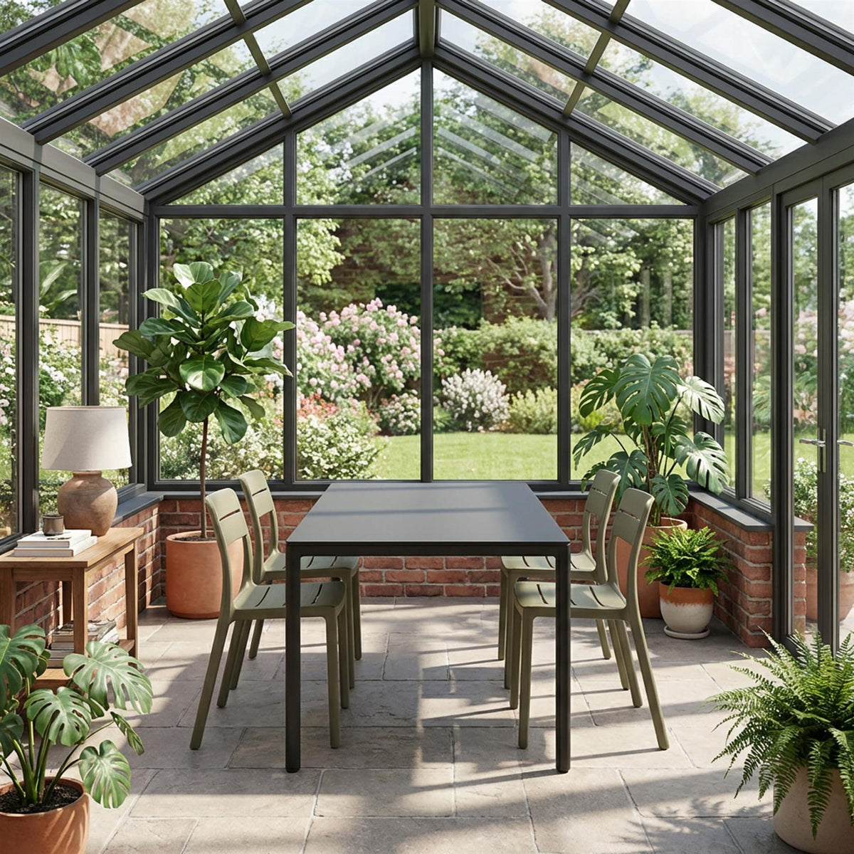 Nardi Cassia Outdoor Dining Set - Medium - Curated by Holloways of Ludlow