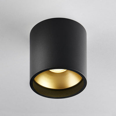 Ex-Display Light Point Solo Round Ceiling Spotlight - Small, Black / Gold
