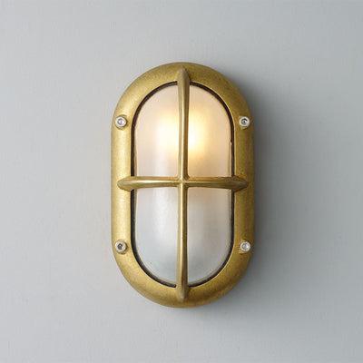 Davey Small Oval Exterior Bulkhead Fitting - With Guard
