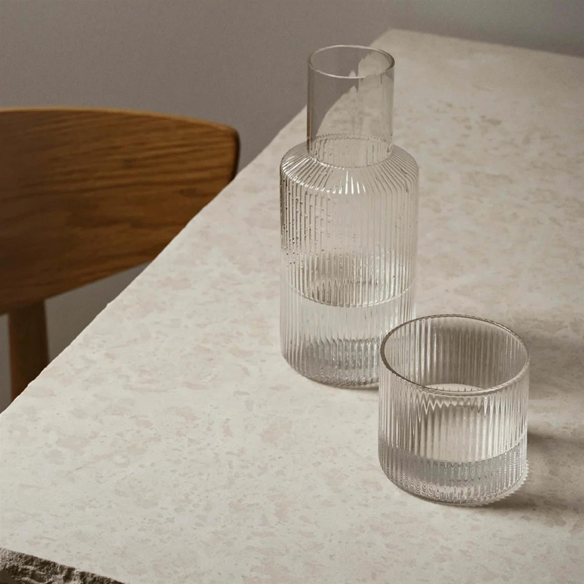 Ferm Living Small Ripple Carafe Set